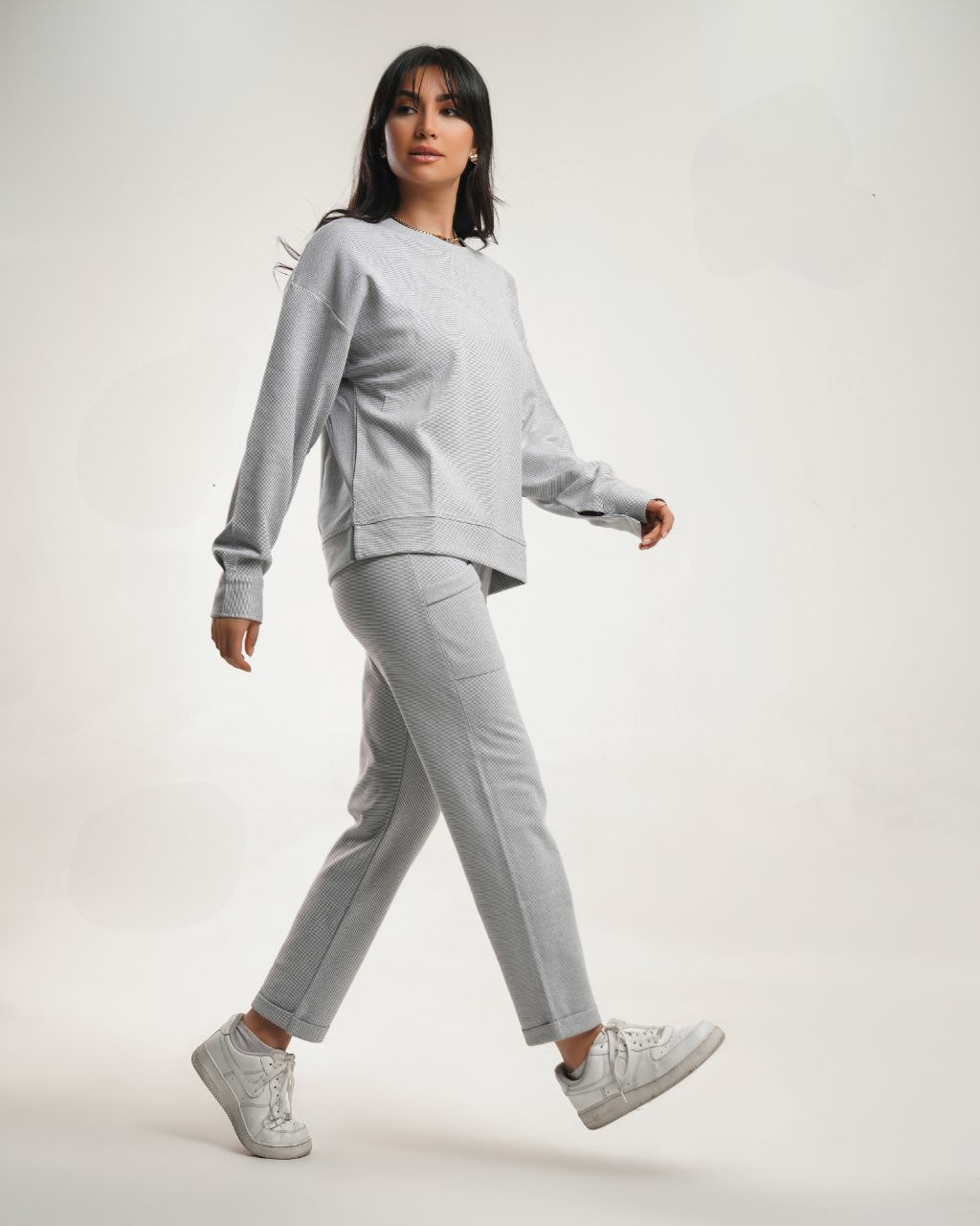 ست دورس و شلوار نخ پنبه براش درجه یک