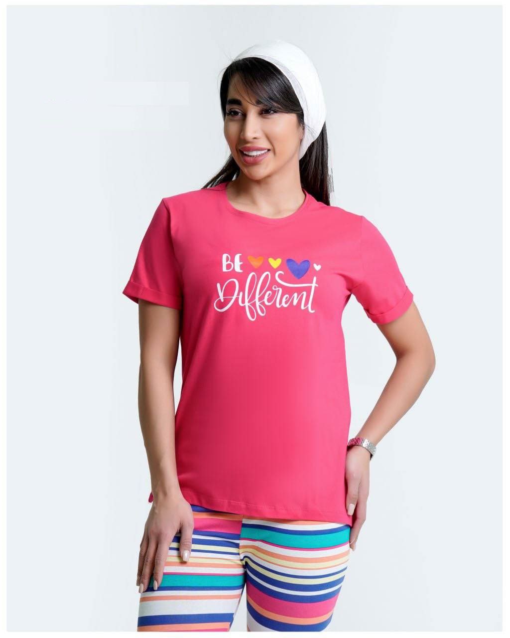 ست تیشرت و شلوار پنبه 100%GLOBAL/پنبه لاکرا