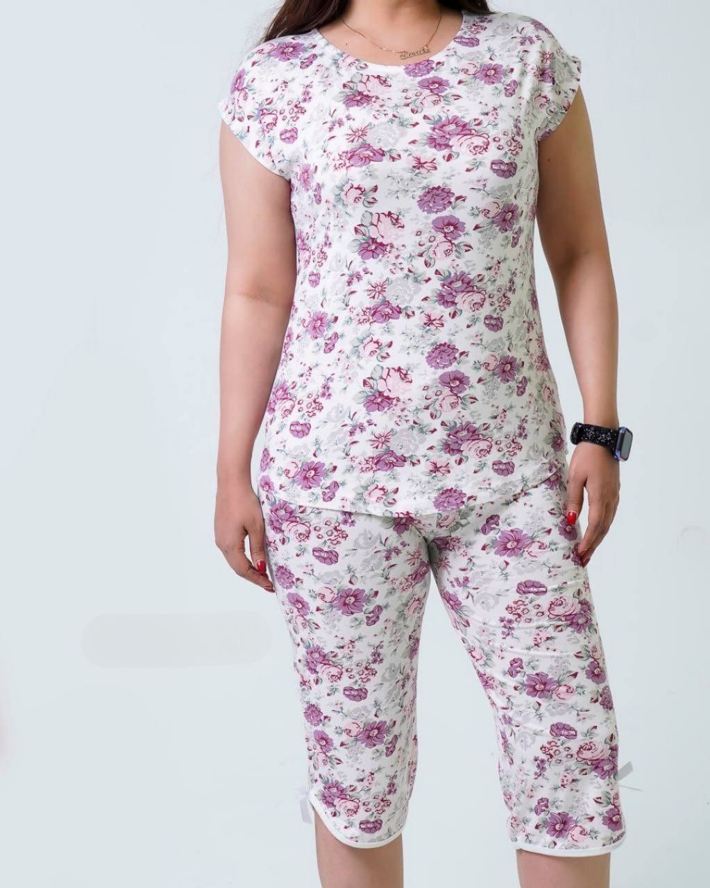 شلوارک تمام چاپ ویسکوز لاکرای درجه یک