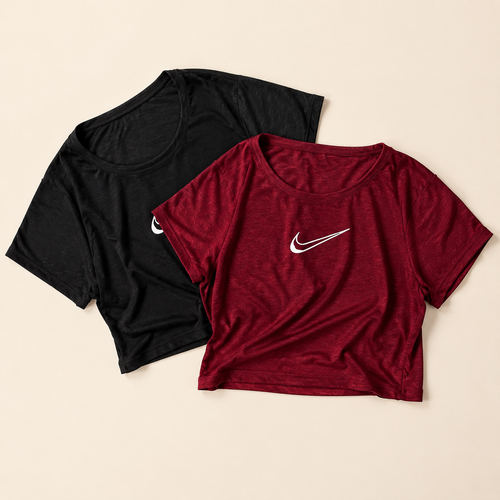 کراپ آستین کیمونو ورزشی زنانه Nike مدل اسلپ توری؛ خنک، فریسایز و ترندی