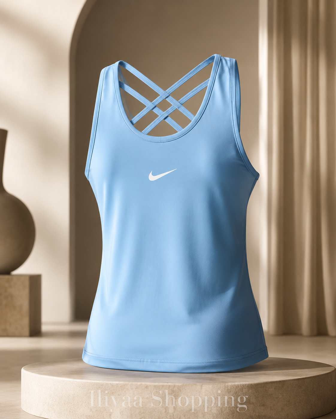 تاپ ورزشی زنانه Nike مدل پشت‌بندی ضربدری؛ فری‌سایز با رنگ‌بندی متنوع و جذاب
