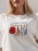 تیشرت باکسی طرح CAMP LIFE (پنبهای) – همراهِ خنک و ترندیِ روزهای گرم